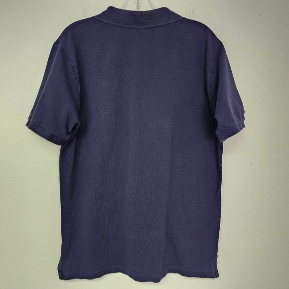 US Polo Assn Polo Blue Knit Collared Short Sleeve Large Logo Sz L Activewear - Picture 7 of 12
